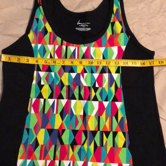 Lane Bryant tank top. Color really pops! - Picture 3 of 6